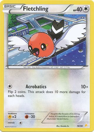 Fletchling (16/30) [XY: Trainer Kit 3