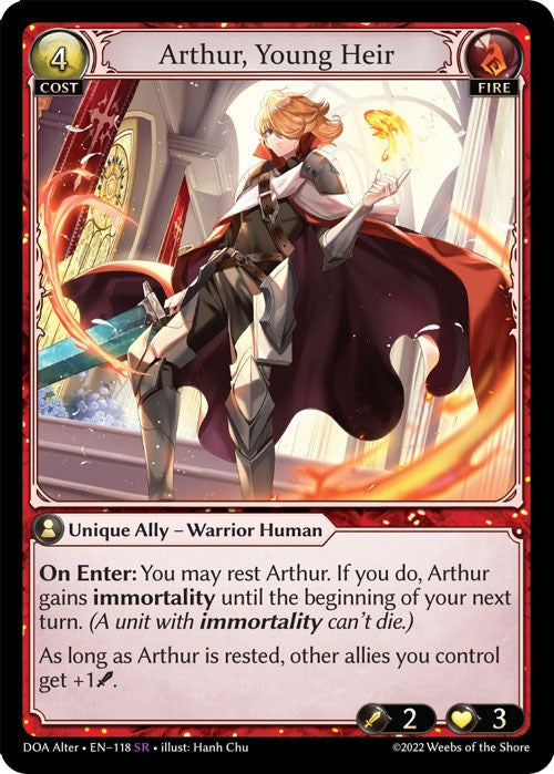 その他 Arthur, Young Heir grand archive Arthur, Young Heir - Dawn of Ashes Event Pack - Grand