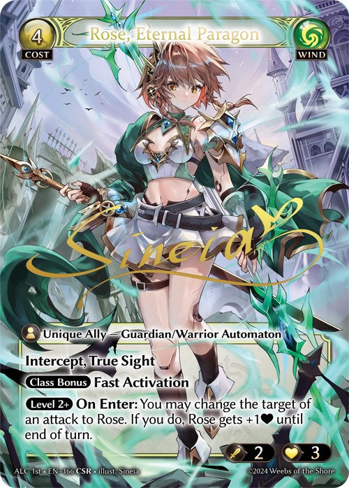 Grand　Archive　Rose Eternal　Paragon csr Rose, Eternal Paragon (CSR) (ALC1E) - Alchemical Revolution