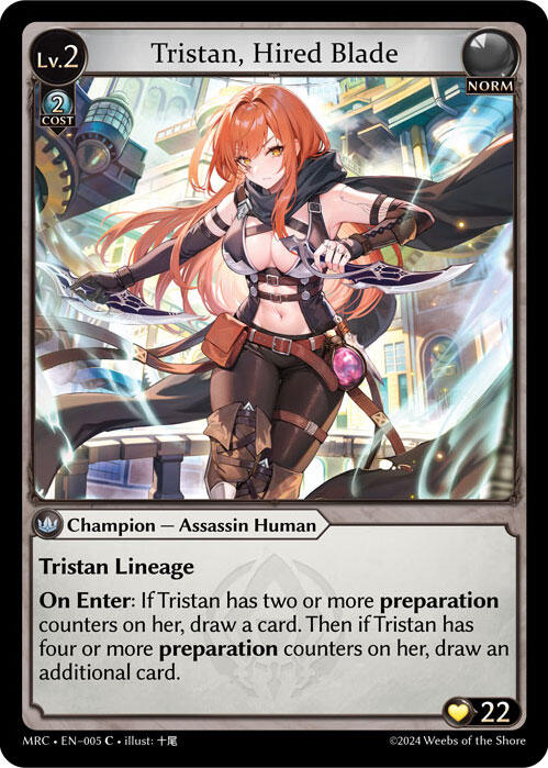 その他 Grand Archive Tristan, Underhanded CSR Tristan, Underhanded (CSR) - Mercurial Heart - Grand Archive