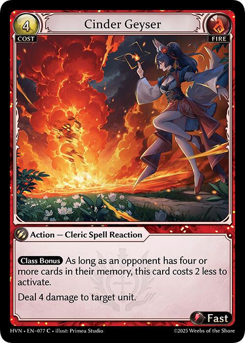 Cinder Geyser (077) [Abyssal Heaven]