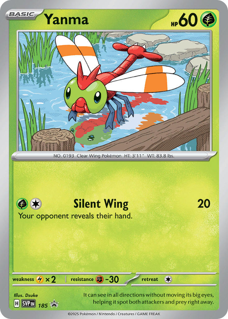 Yanma (185) [Scarlet & Violet: Black Star Promos]