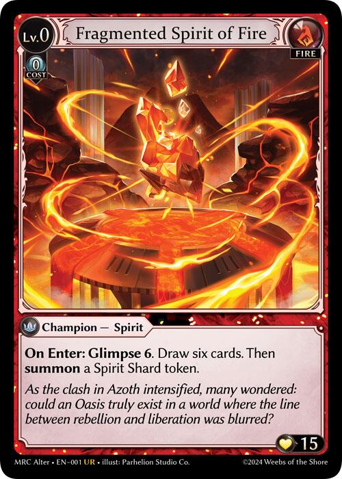 Fragmented Spirit of Water - Mercurial Heart Alter Edition