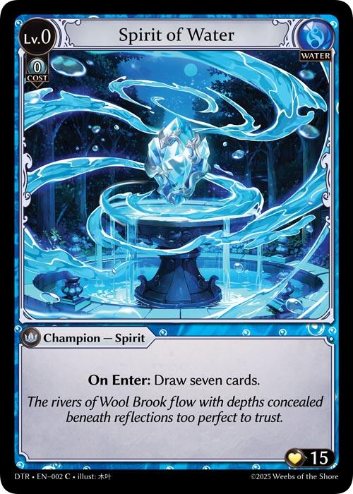 Spirit of Water (2) [Distorted Reflections Starter Decks]