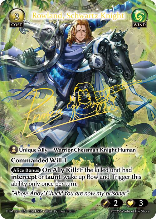 Rowland, Schwartz Knight (CSR) (150) [Phantom Monarchs]