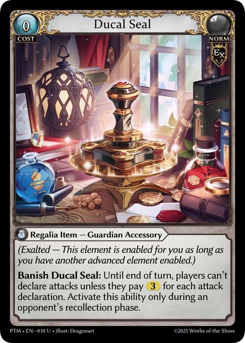 Ducal Seal (Curio Foil) (010) [Phantom Monarchs]