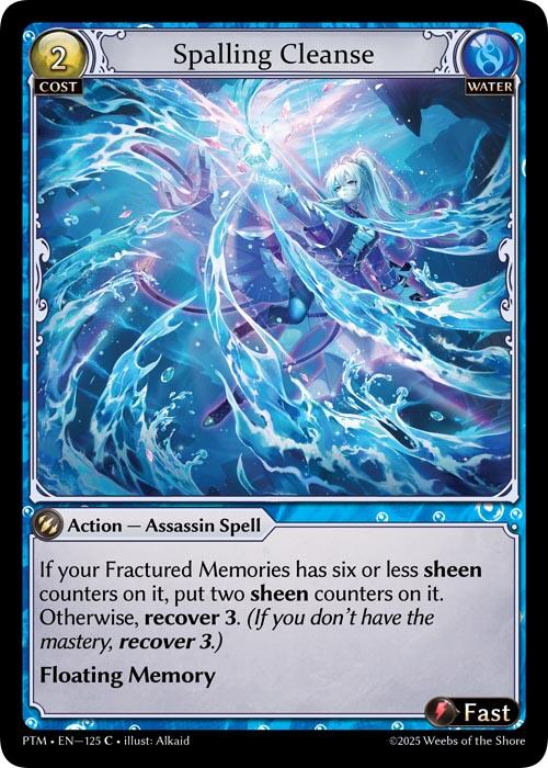 Spalling Cleanse (Curio Foil) (125) [Phantom Monarchs]