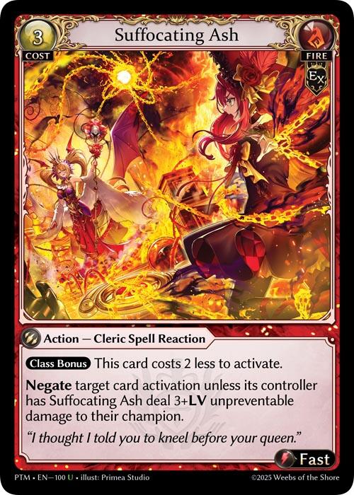 Suffocating Ash (Curio Foil) (100) [Phantom Monarchs]