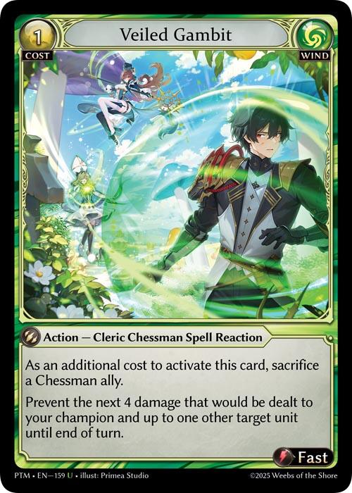 Veiled Gambit (Curio Foil) (159) [Phantom Monarchs]