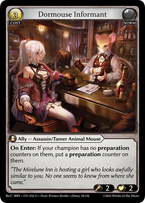 Dormouse Informant (016) [Merlin Re: Collection, Brilliant Vestige]