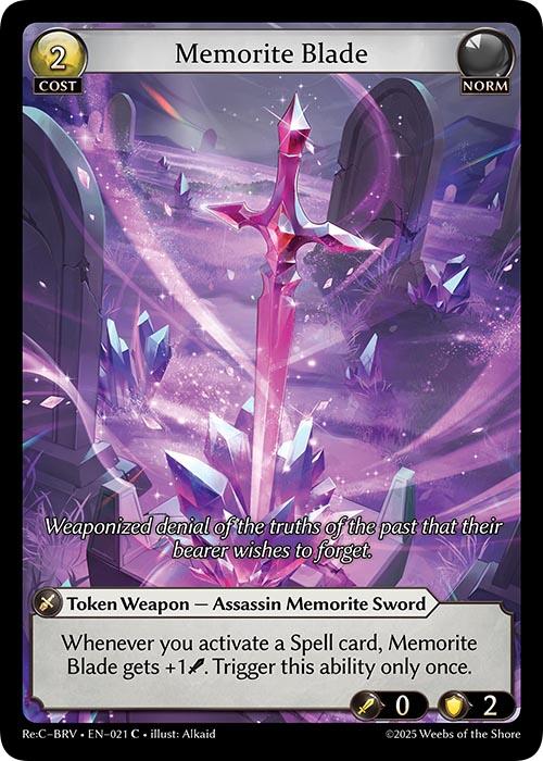 Memorite Blade (021) [Merlin Re: Collection, Brilliant Vestige]