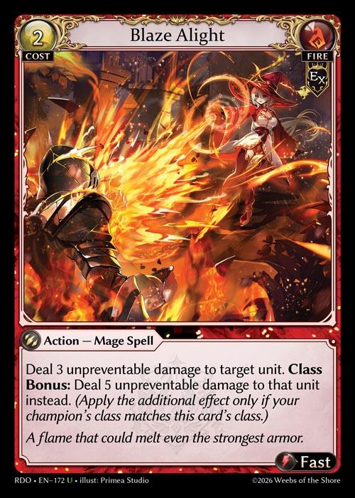 Blaze Alight (172) [Radiant Origins]