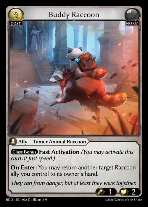 Buddy Raccoon (62) [Radiant Origins]