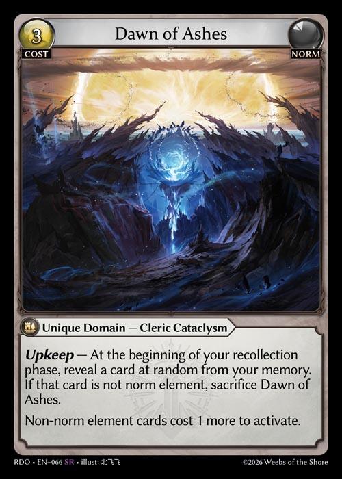 Dawn of Ashes (66) [Radiant Origins]