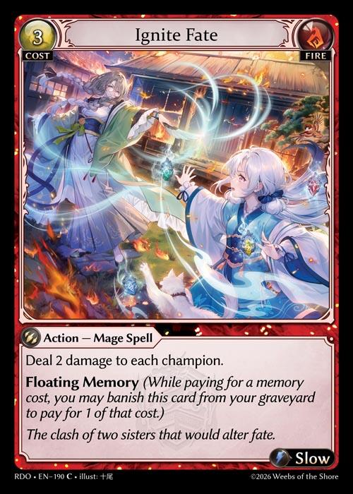 Ignite Fate (190) [Radiant Origins]