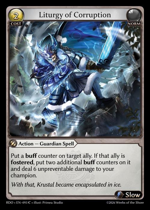 Liturgy of Corruption (93) [Radiant Origins]