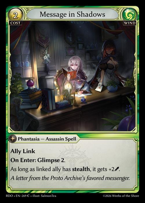 Message in Shadows (269) [Radiant Origins]