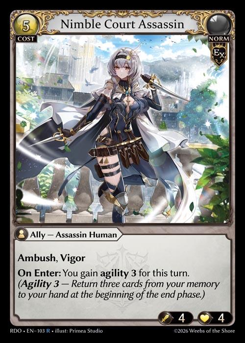 Nimble Court Assassin (103) [Radiant Origins]