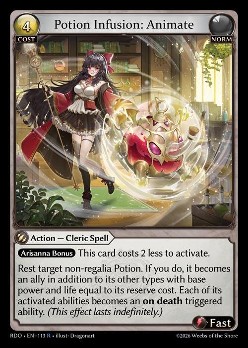 Potion Infusion: Animate (113) [Radiant Origins]