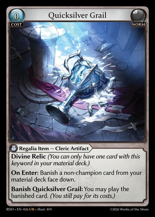 Quicksilver Grail (26) [Radiant Origins]