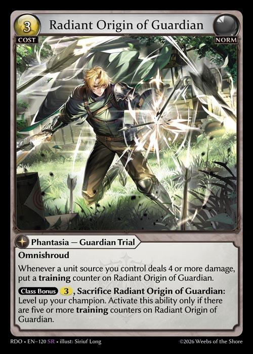 Radiant Origin of Guardian (120) [Radiant Origins]