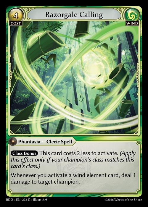 Razorgale Calling (273) [Radiant Origins]