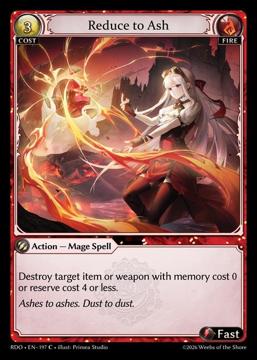 Reduce to Ash (197) [Radiant Origins]