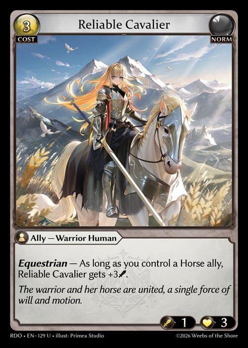 Reliable Cavalier (129) [Radiant Origins]