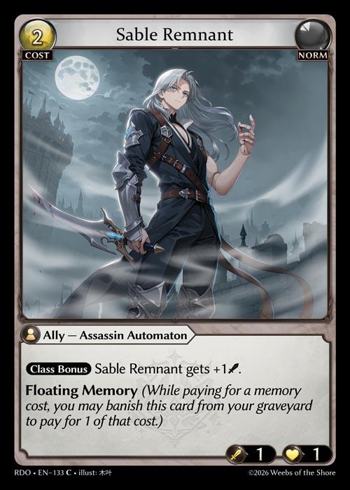Sable Remnant (133) [Radiant Origins]