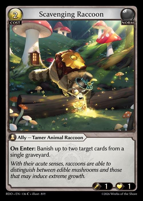 Scavenging Raccoon (136) [Radiant Origins]
