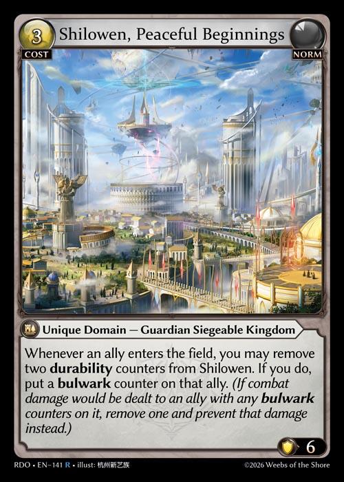 Shilowen, Peaceful Beginnings (141) [Radiant Origins]