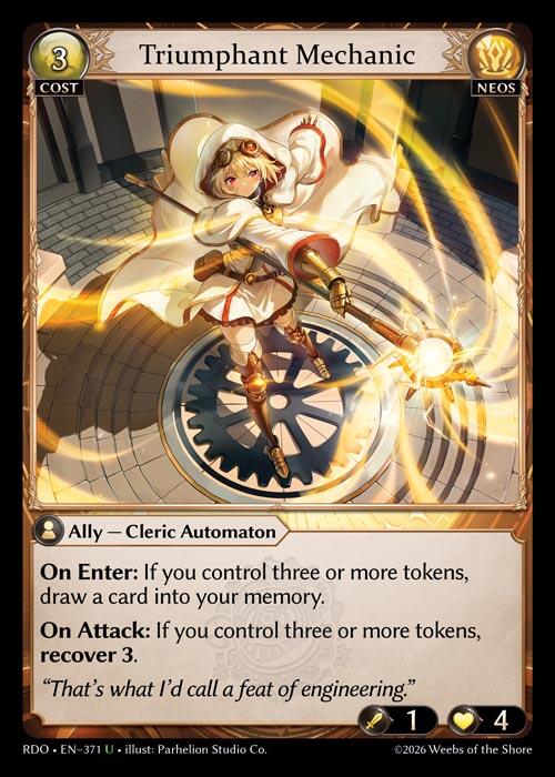 Triumphant Mechanic (371) [Radiant Origins]