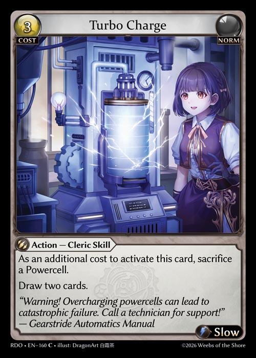 Turbo Charge (160) [Radiant Origins]