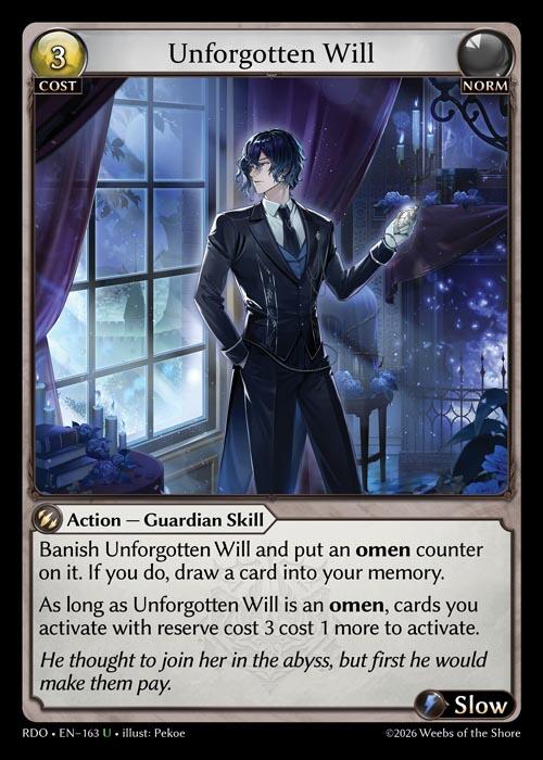 Unforgotten Will (163) [Radiant Origins]