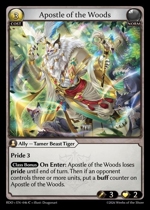 Apostle of the Woods (Curio Foil) (46) [Radiant Origins]