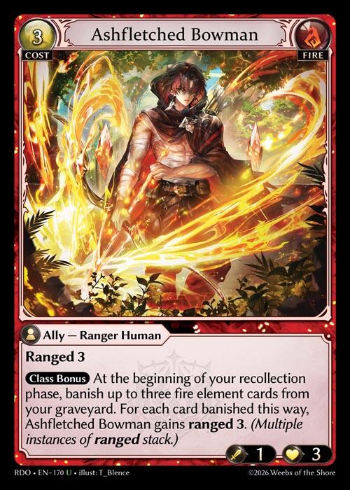Ashfletched Bowman (Curio Foil) (170) [Radiant Origins]