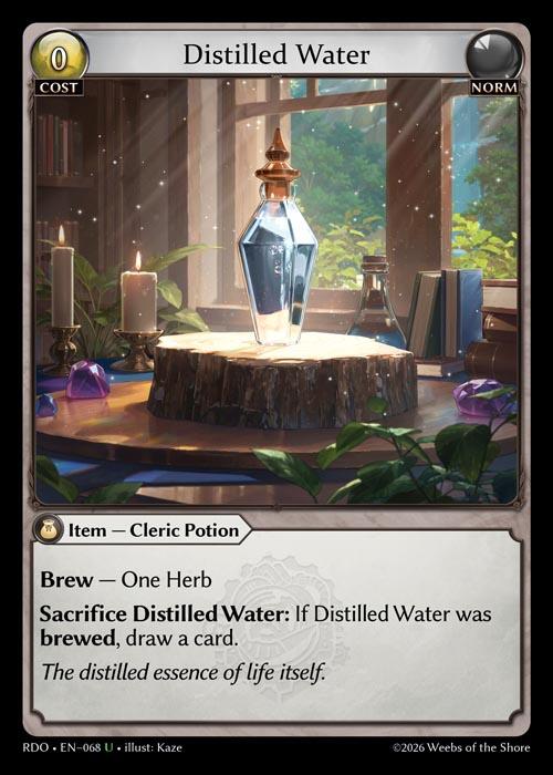 Distilled Water (Curio Foil) (68) [Radiant Origins]