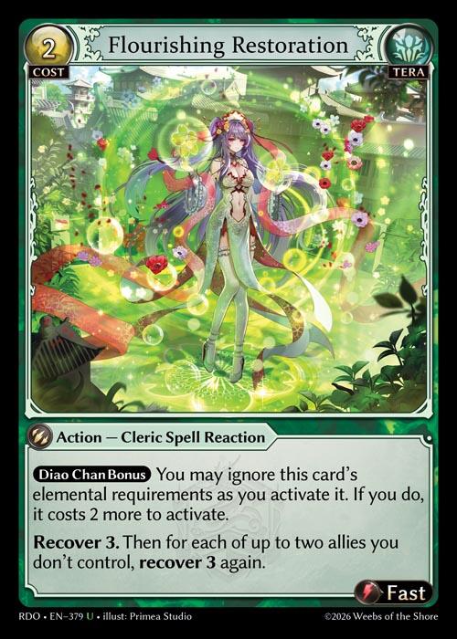 Flourishing Restoration (Curio Foil) (379) [Radiant Origins]