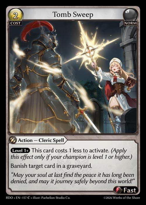 その他 Grand Archive Curio foil Tomb Sweep Grand Archive TCG - Radiant Origins 1st Edition – Page 9