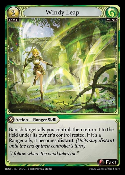 Windy Leap (Curio Foil) (295) [Radiant Origins]