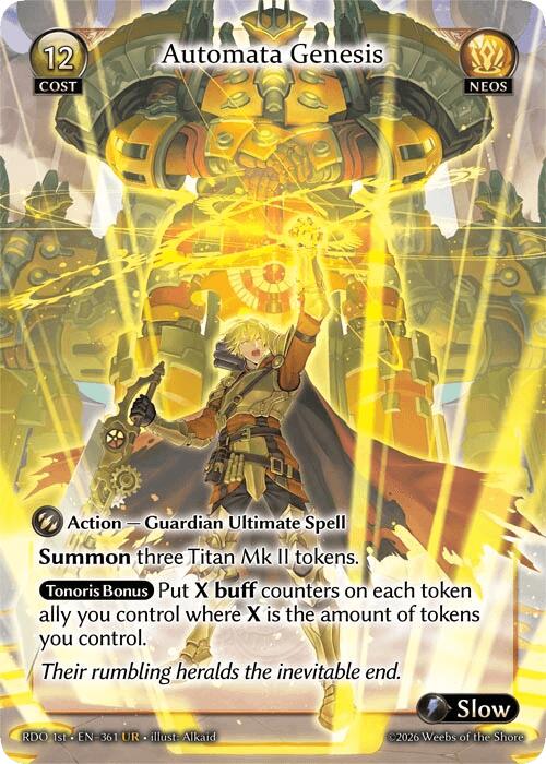 Grand Archive TCG - Radiant Origins 1st Edition – ILLUSIVE TCG