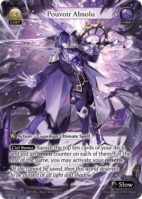 Pouvoir Absolu (404) [Radiant Origins]