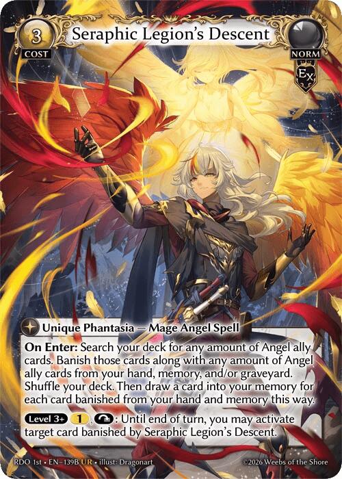 Seraphic Legion's Descent (139B) [Radiant Origins]