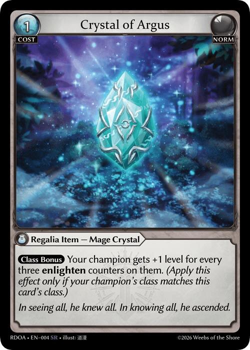 Crystal of Argus (4) [Radiant Origins: Armaments]
