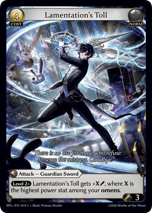 Lamentation's Toll (Curio Foil) (14) [Supporter Pack 4]