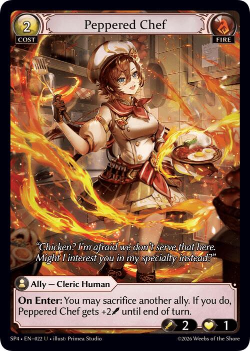 Peppered Chef (Curio Foil) (22) [Supporter Pack 4]