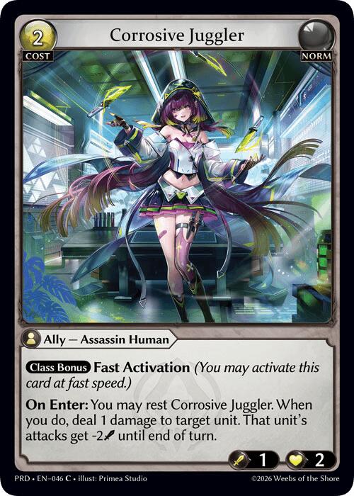 Corrosive Juggler (46) [.asphodel/paradise]