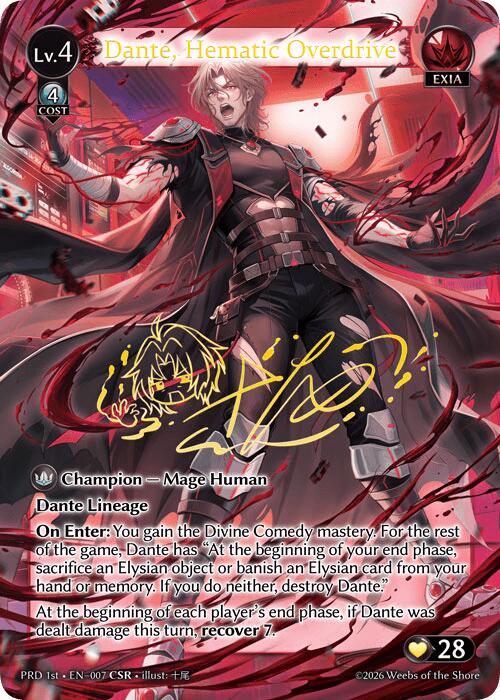 Dante, Hematic Overdrive (CSR) (7) [.asphodel/paradise]