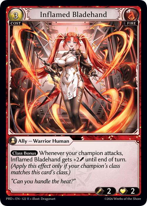 Inflamed Bladehand (122) [.asphodel/paradise]