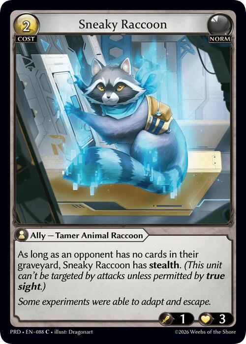 Sneaky Raccoon (88) [.asphodel/paradise]